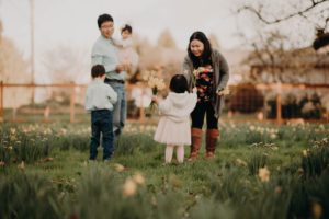 family in daffodil